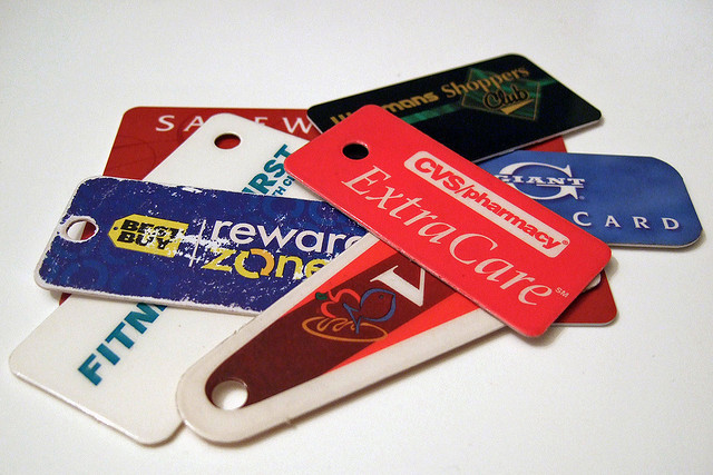 Loyalty cards, from Flickr, joelogon